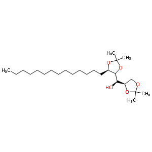 (2R,3r,4s,5r)-1,2:4,5-di-o-isopropylidene-3-nonadecanol Structure,570414-07-2Structure