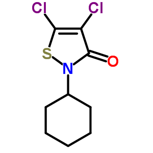 2-Cyclohexyl-4,5-dichloro-4-isothiazolin-3-one Structure,57063-29-3Structure