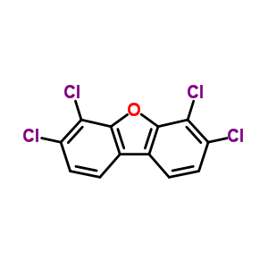 3,4,6,7-Tetrachlorodibenzofuran Structure,57117-40-5Structure