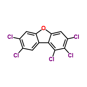 1,2,3,7,8-Pentachlorodibenzofuran Structure,57117-41-6Structure