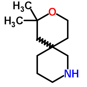 8,8-Dimethyl-9-oxa-2-azaspiro[5.5]undecane Structure,57117-92-7Structure