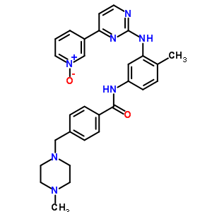 伊馬替尼(吡啶)-N-氧化物結(jié)構(gòu)式_571186-92-0結(jié)構(gòu)式