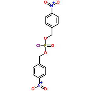 Bis(p-nitrobenzyl) phosphorochloridate Structure,57188-46-2Structure