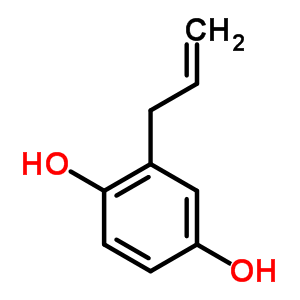 2-Allylbenzene-1,4-diol Structure,5721-21-1Structure