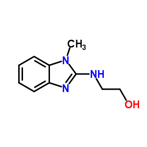 2-(1-Methyl-1H-benzoimidazol-2-ylamino)-ethanol Structure,57262-39-2Structure