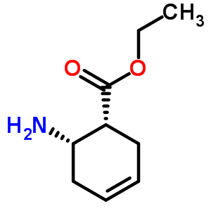 Cis-6-amino-cyclohex-3-enecarboxylic acid ethyl ester Structure,57266-62-3Structure