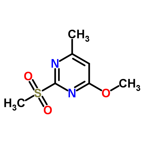 2-Methanesulfonyl-4-methoxy-6-methyl-pyrimidine Structure,57268-32-3Structure