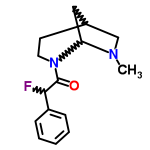 3-[Fluoro(phenyl)acetyl ]-8-methyl-3,8-diazabicyclo[3.2.1]octane Structure,57269-25-7Structure