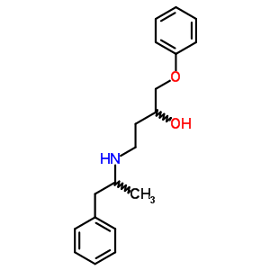 1-Phenoxy-4-[(2-phenyl-1-methylethyl)amino]-2-butanol Structure,57281-43-3Structure