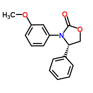 (S)-3-(3-甲氧基苯基)-4-苯基噁唑啉-2-酮結構式_572923-03-6結構式