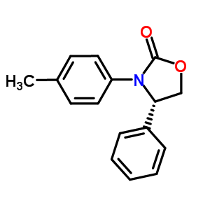 (S)-4-苯基-3-對(duì)甲苯噁唑啉-2-酮結(jié)構(gòu)式_572923-05-8結(jié)構(gòu)式