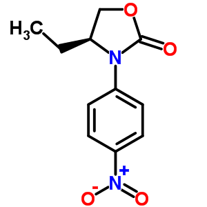 (S)-4-乙基-3-(4-硝基苯基)噁唑啉-2-酮結(jié)構(gòu)式_572923-12-7結(jié)構(gòu)式