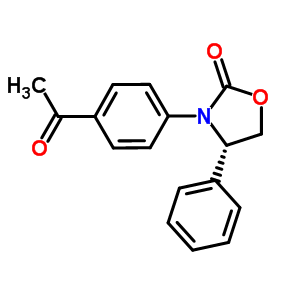 (S)-3-(4-乙?；交?-4-苯基噁唑啉-2-酮結(jié)構(gòu)式_572923-21-8結(jié)構(gòu)式