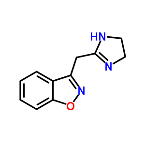 3-(4,5-Dihydro-1h-imidazol-2-ylmethyl)benzo[d]isoxazole Structure,57324-83-1Structure