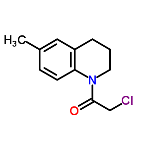 1-(Chloroacetyl)-6-methyl-1,2,3,4-tetrahydroquinoline Structure,57368-83-9Structure