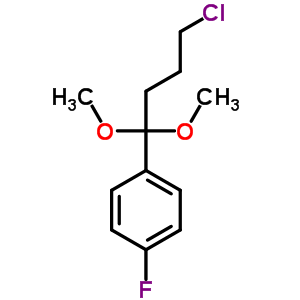 1-(4-Chloro-1,1-dimethoxybutyl)-4-fluorobenzene Structure,57390-39-3Structure