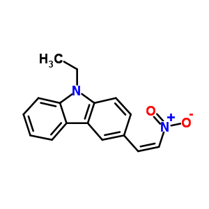 9H-carbazole,9-ethyl-3-(2-nitroethenyl)- Structure,57412-02-9Structure