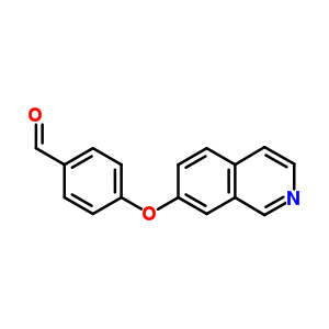 4-Isoquinolin-7-yloxybenzaldehyde Structure,57422-10-3Structure