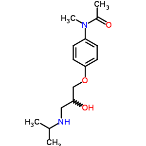 N-[4-[2-hydroxy-3-[(1-methylethyl)amino]propoxy]phenyl ]-n-methylacetamide Structure,57494-85-6Structure