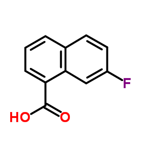 7-Fluoronaphthalene-1-carboxylic acid Structure,575-06-4Structure