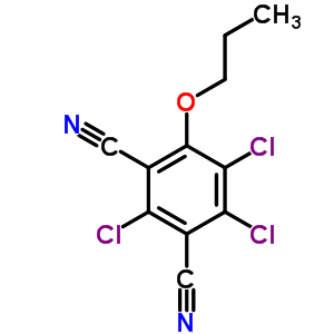 2,5,6-Trichloro-4-propoxy-1,3-benzenedicarbonitrile Structure,57531-88-1Structure