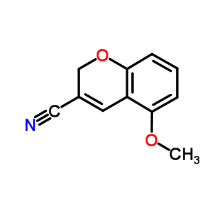 5-Methoxy-2h-1-benzopyran-3-carbonitrile Structure,57543-72-3Structure