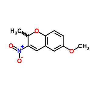 6-Methoxy-2-methyl-3-nitro-2h-1-benzopyran Structure,57543-81-4Structure