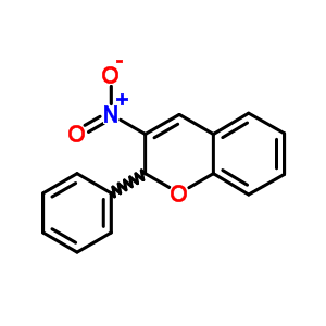 2-Phenyl-3-nitro-2h-1-benzopyran Structure,57543-84-7Structure