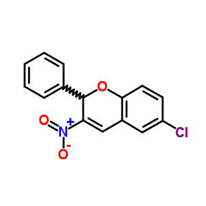 6-Chloro-3-nitro-2-phenyl-2h-1-benzopyran Structure,57543-85-8Structure