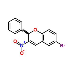 6-Bromo-3-nitro-2-phenyl-2h-1-benzopyran Structure,57543-86-9Structure