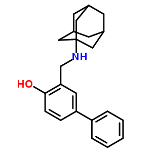 2-[(1-Adamantylamino)methyl]-4-phenyl-phenol Structure,57553-16-9Structure