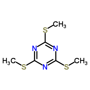 2,4,6-Tris(methylthio)-1,3,5-triazine Structure,5759-58-0Structure