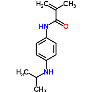 2-Propenamide, 2-methyl-n-[4-[(1-methylethyl)amino1phenyl]- Structure,57609-69-5Structure