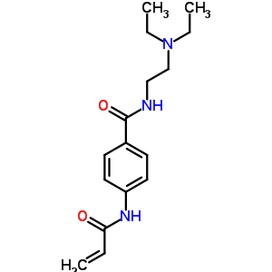 N-(2-diethylaminoethyl)-4-(prop-2-enoylamino)benzamide Structure,57631-93-3Structure