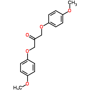 1,3-Bis(p-methoxyphenoxy)-2-propanone Structure,57641-29-9Structure