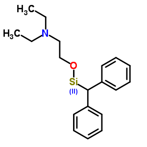 N,n-diethyl-2-[(methyldiphenylsilyl)oxy]ethanamine Structure,57665-46-0Structure