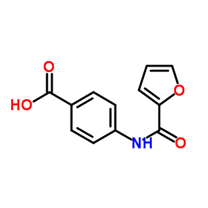 4-(2-Furoylamino)benzoic acid Structure,5768-34-3Structure