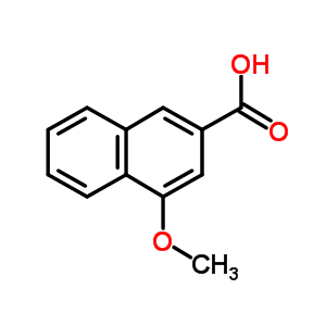 4-Methoxynaphthalene-2-carboxylic acid Structure,5773-93-3Structure