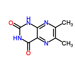 2,4-Dihydroxy-6,7-dimethylpteridine Structure,5774-32-3Structure