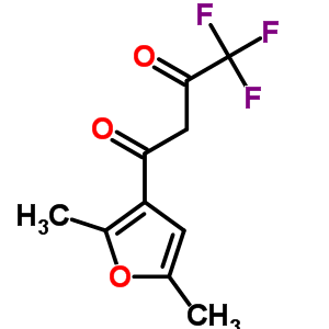 1,3-Butanedione,1-(2,5-dimethyl-3-furanyl)-4,4,4-trifluoro- Structure,578-29-0Structure