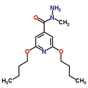 N-methyl-2,6-dibutoxyisonicotinic hydrazide Structure,57803-55-1Structure