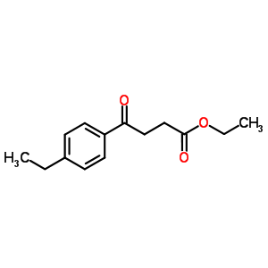 4-(4-乙基苯基)-4-氧代丁酸乙酯結(jié)構(gòu)式_57821-79-1結(jié)構(gòu)式