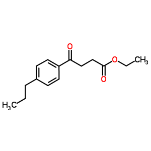 4-(4-n-丙基苯基)-4-氧代丁酸乙酯結構式_57821-80-4結構式