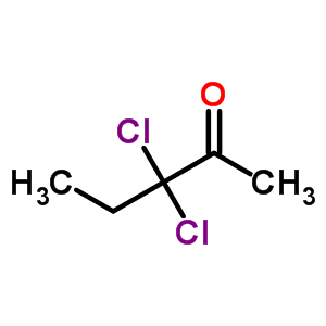 2-Pentanone, 3,3-dichloro- Structure,57856-10-7Structure