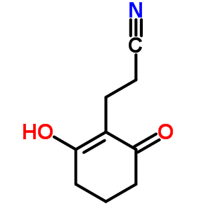 3-(2-Hydroxy-6-oxo-1-cyclohexenyl)propanenitrile Structure,57943-19-8Structure