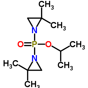 1-[(2,2-Dimethylaziridin-1-yl)-propan-2-yloxy-phosphoryl]-2,2-dimethyl-aziridine Structure,57943-56-3Structure