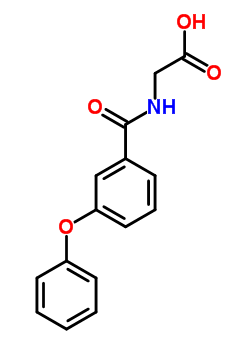 3-PhenoxybenzoylglycineStructure,57991-36-3Structure 3-Phenoxybenzoylglycine Structure,57991-36-3Structure