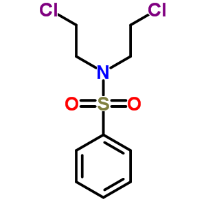 N,n-bis(2-chloroethyl)benzenesulfonamide Structure,58023-19-1Structure