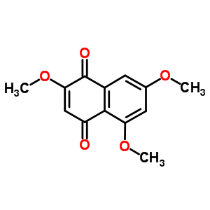 2,5,7-Trimethoxy-[1,4]naphthoquinone Structure,5803-58-7Structure