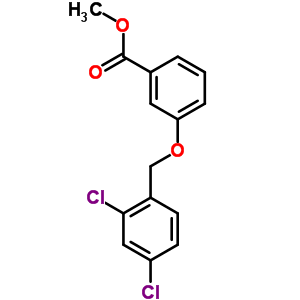 Methyl 3-[(2,4-dichlorobenzyl)oxy]benzenecarboxylate Structure,58041-99-9Structure